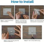 Golden Large Hooks for Hanging (Pack of 10)